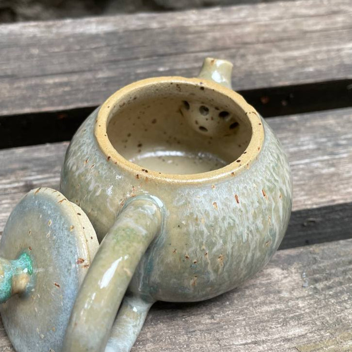 Small Greenish Teapot, 100 ml