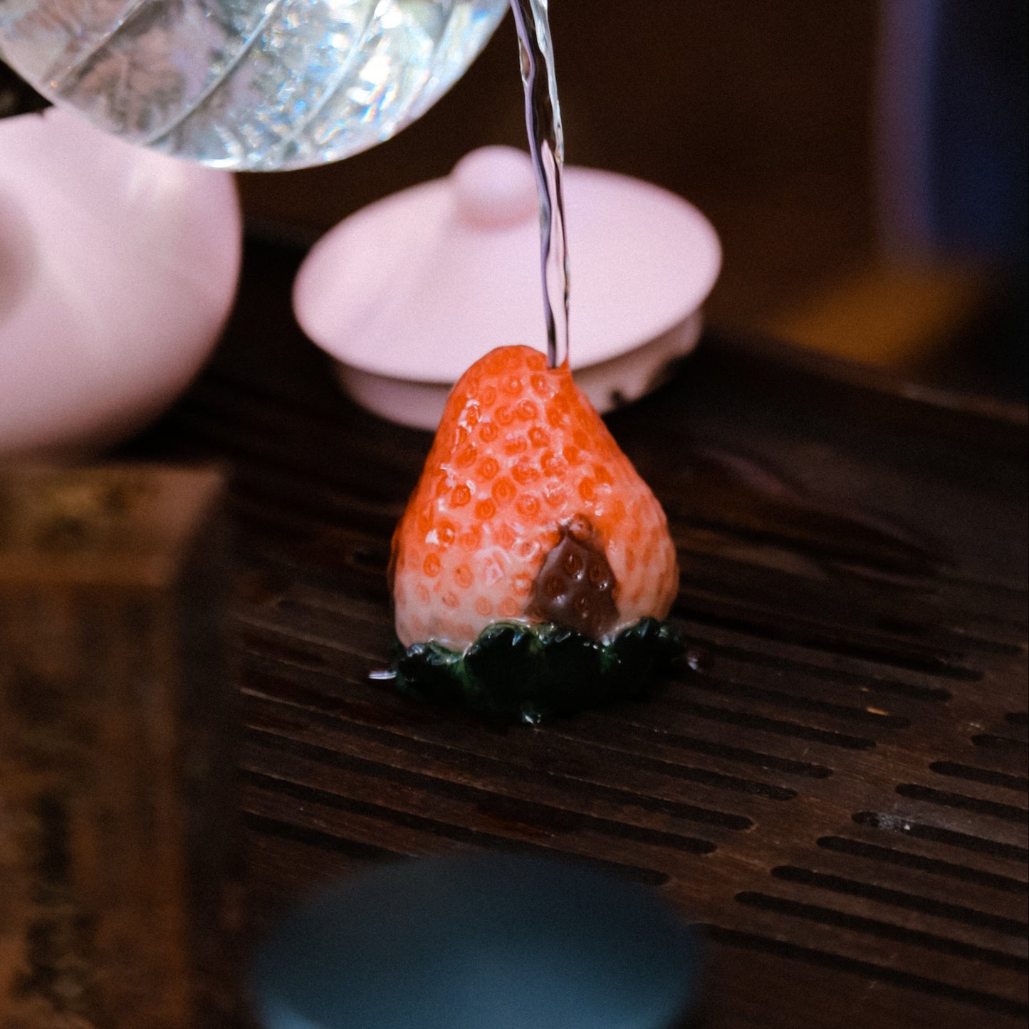 Strawberry Tea Pet with Color Change