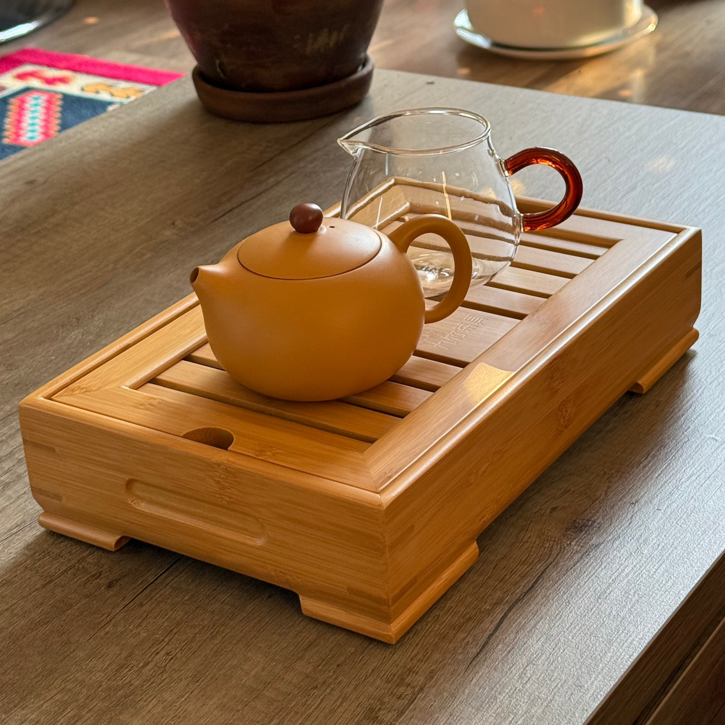 Bamboo Tea Tray: Compact / Medium / Large