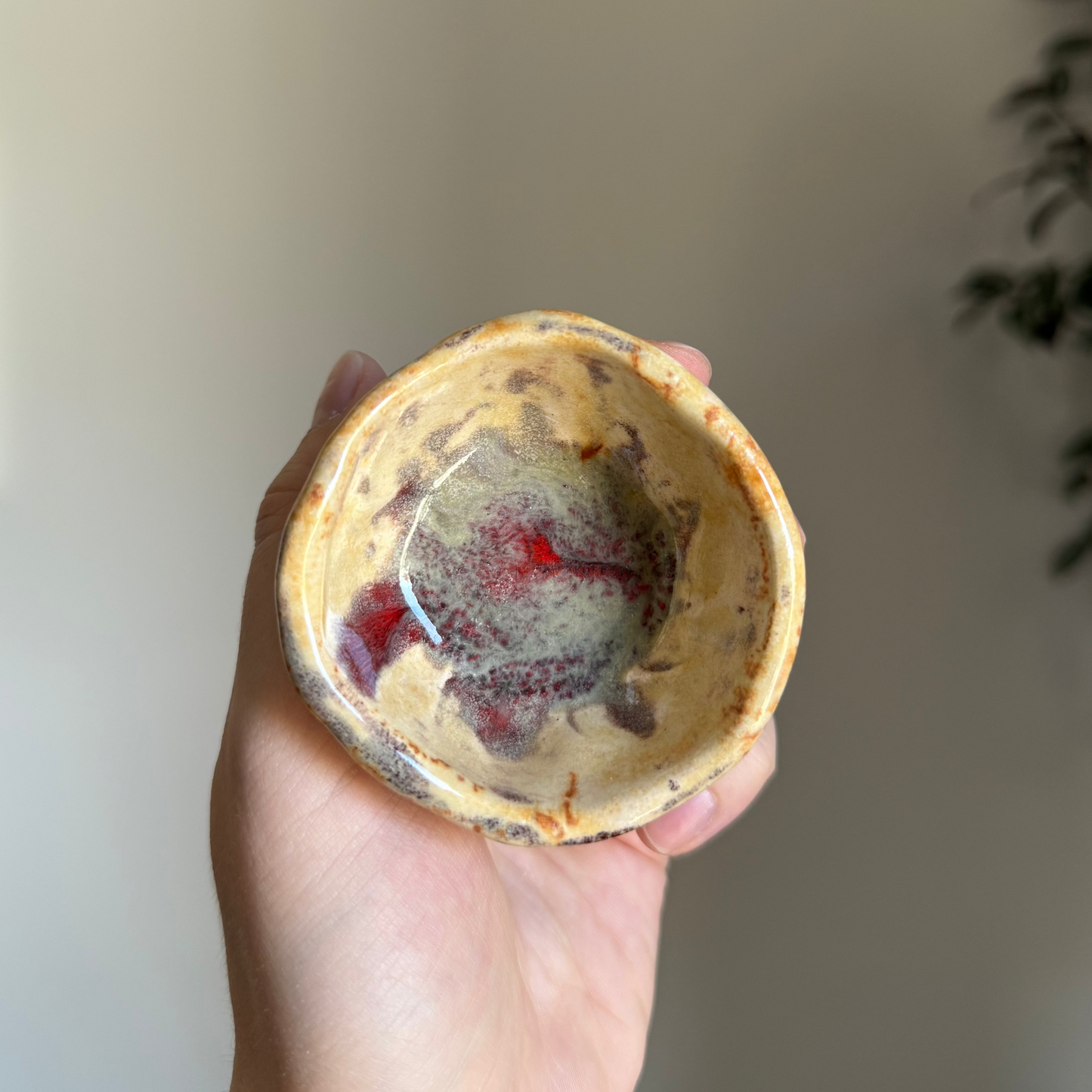 Handcrafted Clay Teacup "Rust"