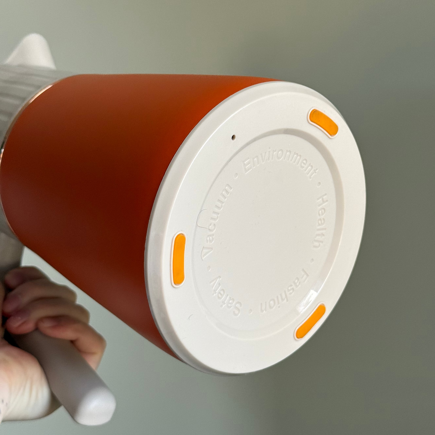 Orange Stainless Steel Thermos, 1,5L