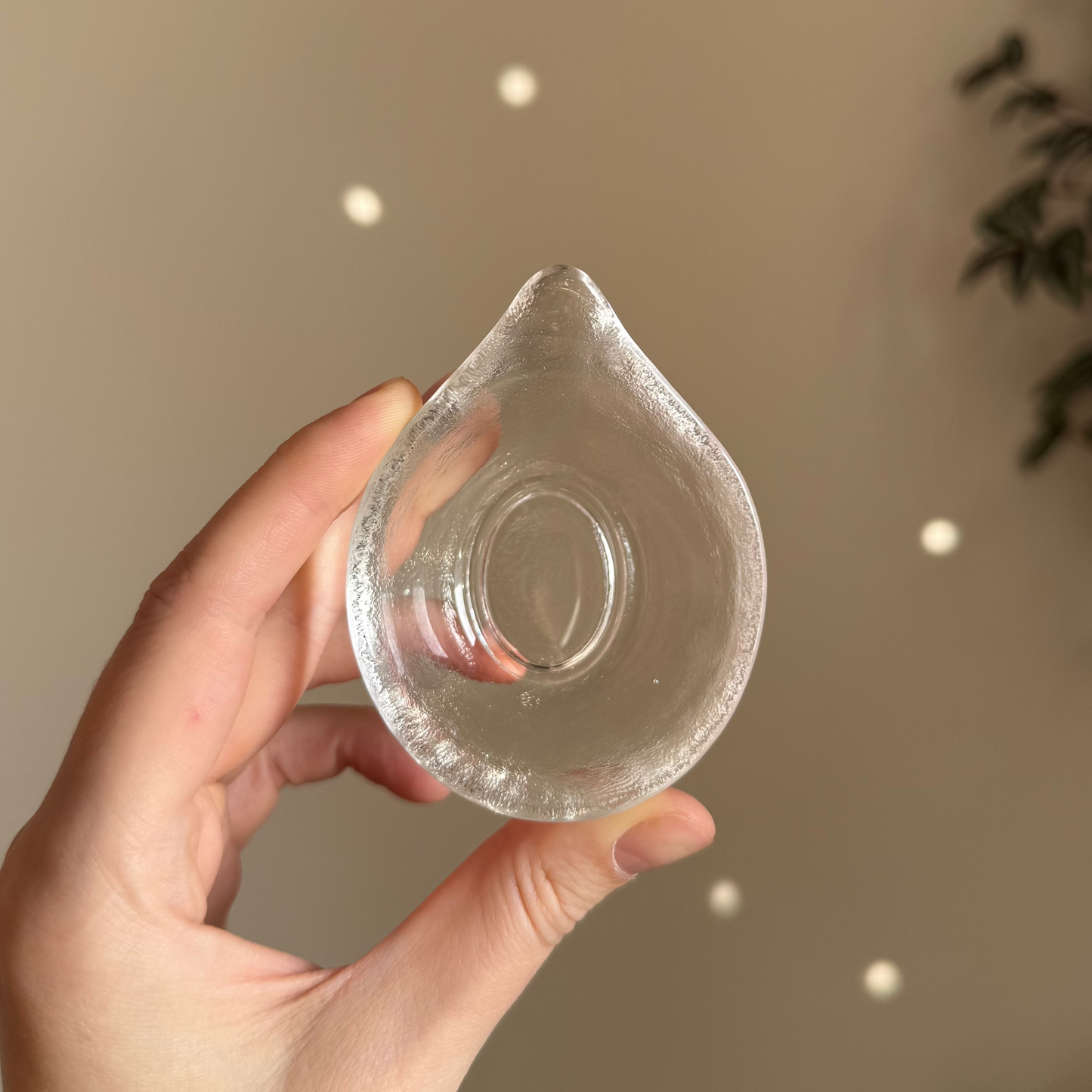 Glass Chahé: round and oval