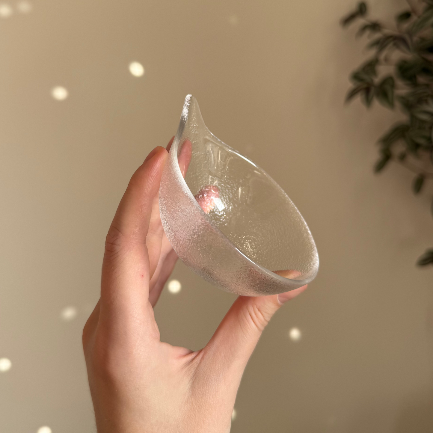 Glass Chahé: round and oval