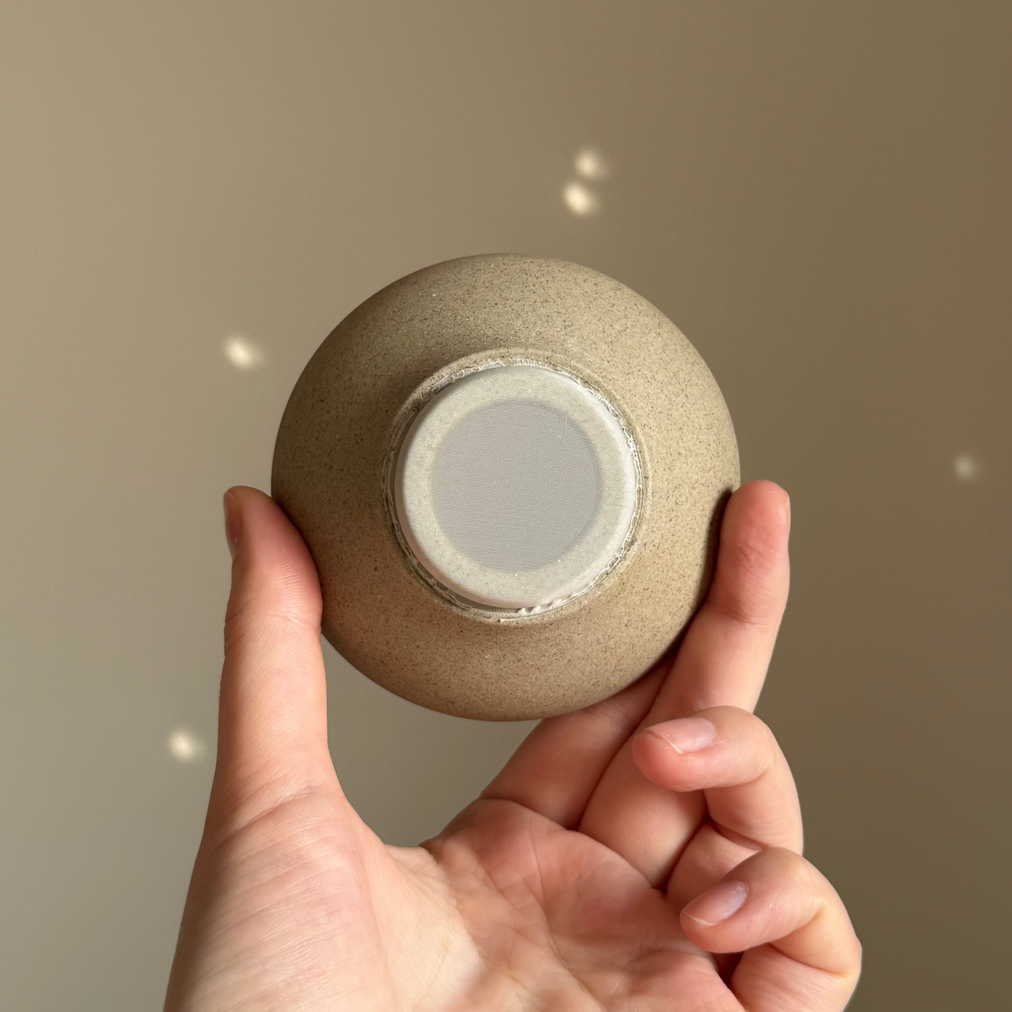 Clay Tea Strainer with Fine Fabric Filter