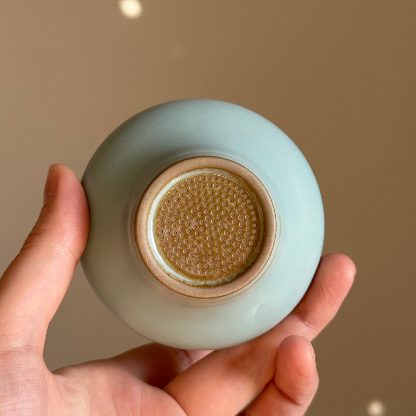 Dusty Blue Tea Strainer