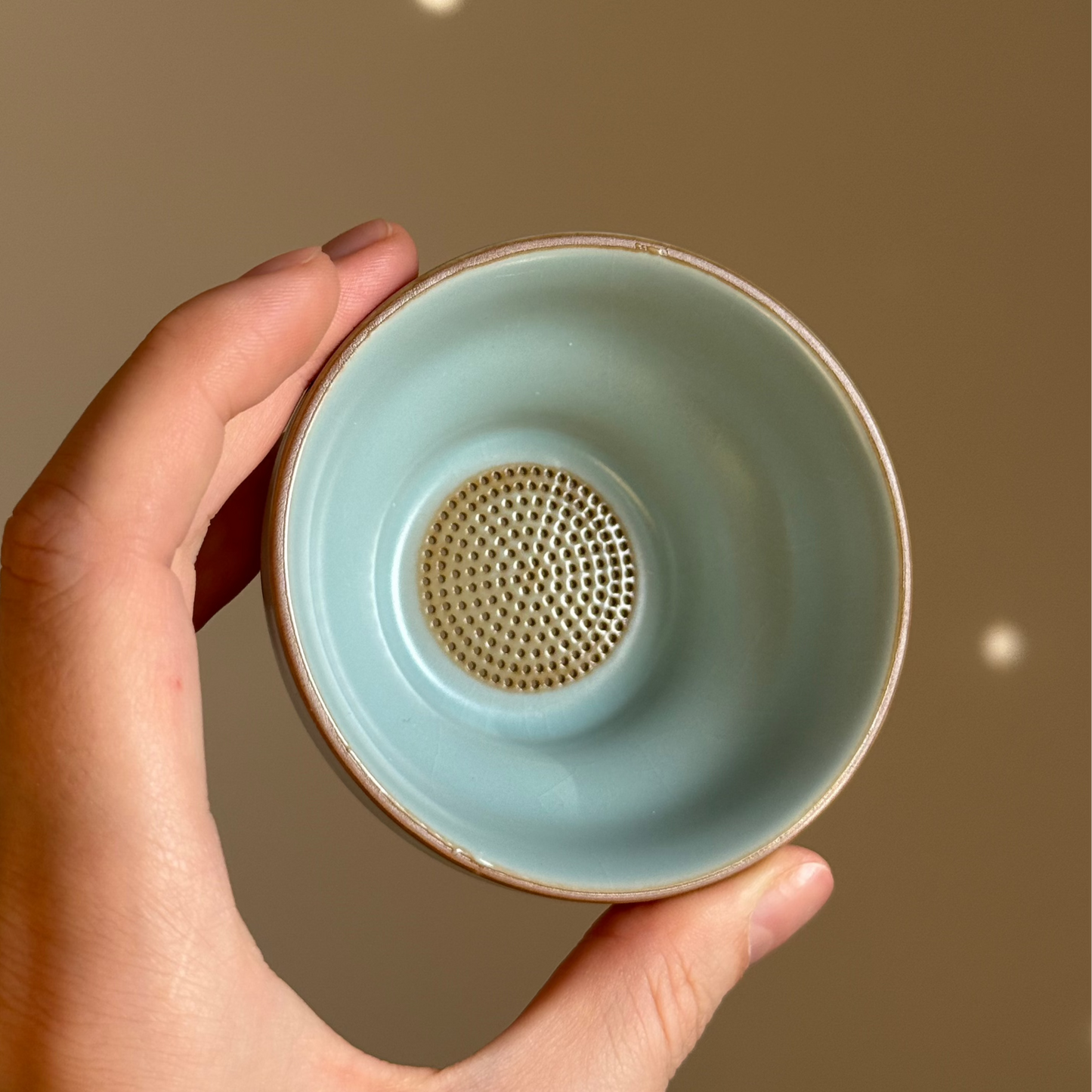 Dusty Blue Tea Strainer