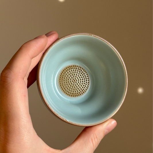 Dusty Blue Tea Strainer