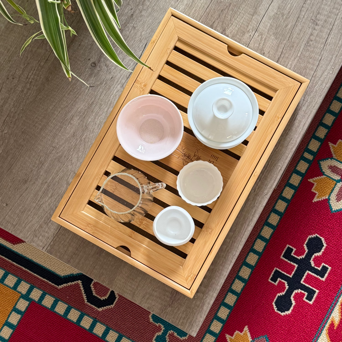 Bamboo Tea Tray: Compact / Medium / Large