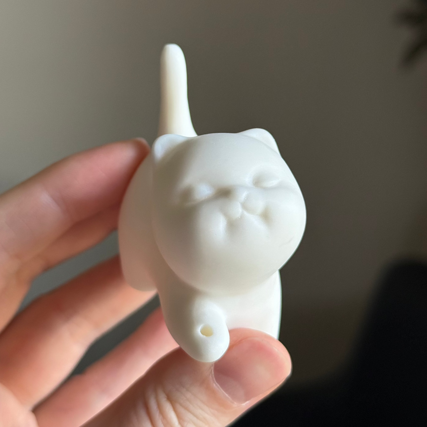 Porcelain Cat Incense Holder