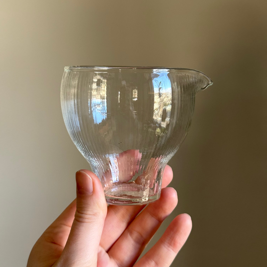 Vertical Striped Glass Pitcher (Chahai), 230 ml