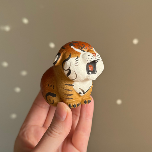 Hand-Painted Ceramic Tiger