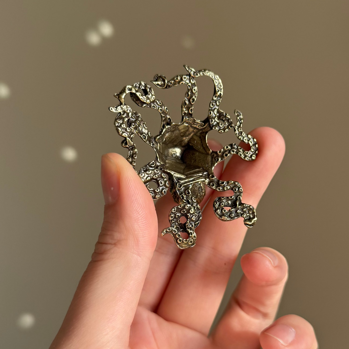 Brass Octopus Figurine