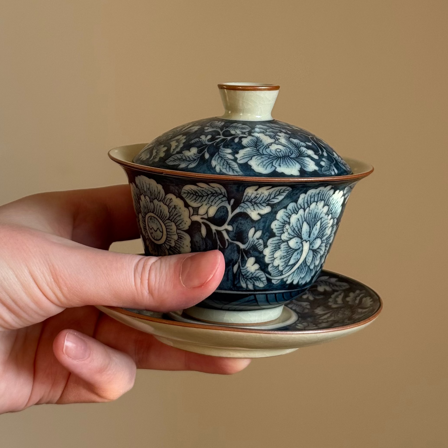 Midnight Peony Gaiwan, 120 ml