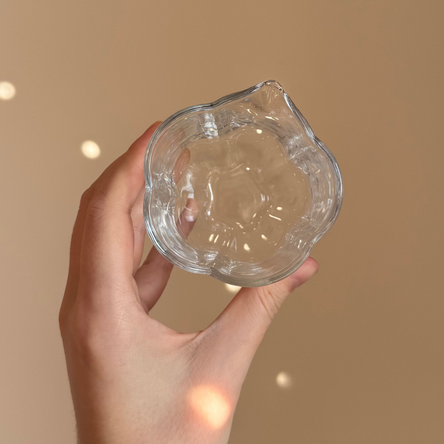 Flower-shaped Glass Pitcher (Chahai), 200 ml