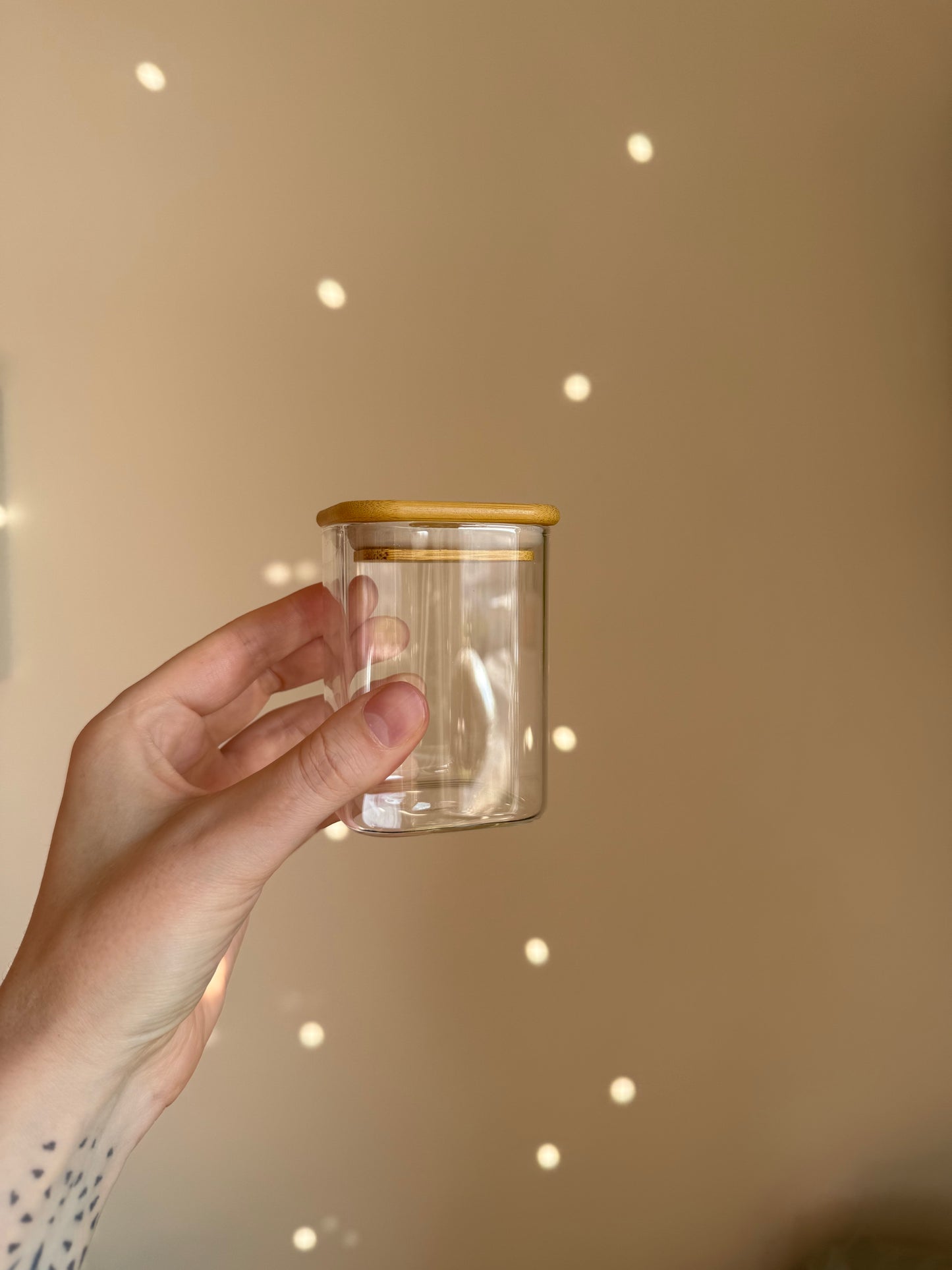 Glass Storage Jar with Bamboo Lid