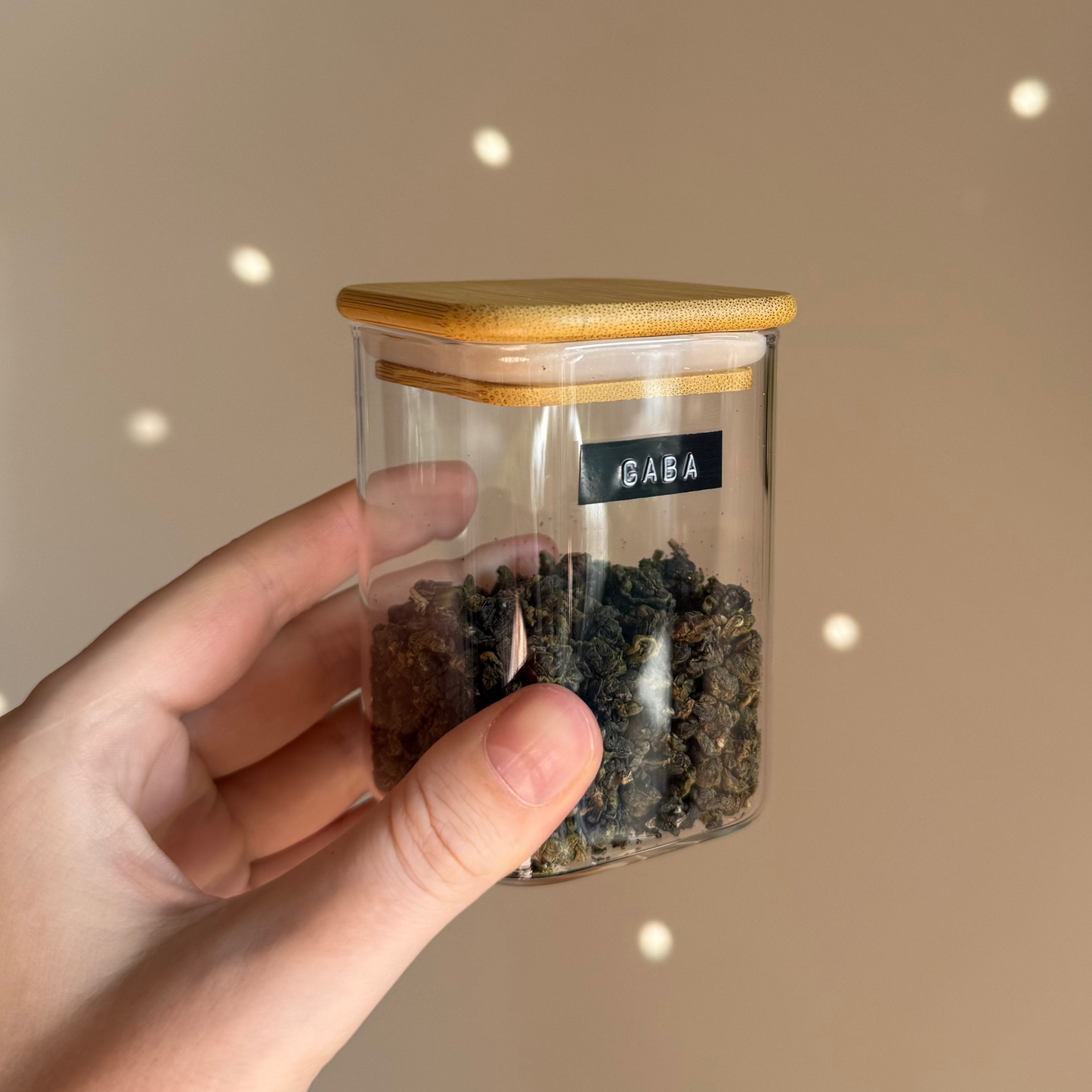 Glass Storage Jar with Bamboo Lid