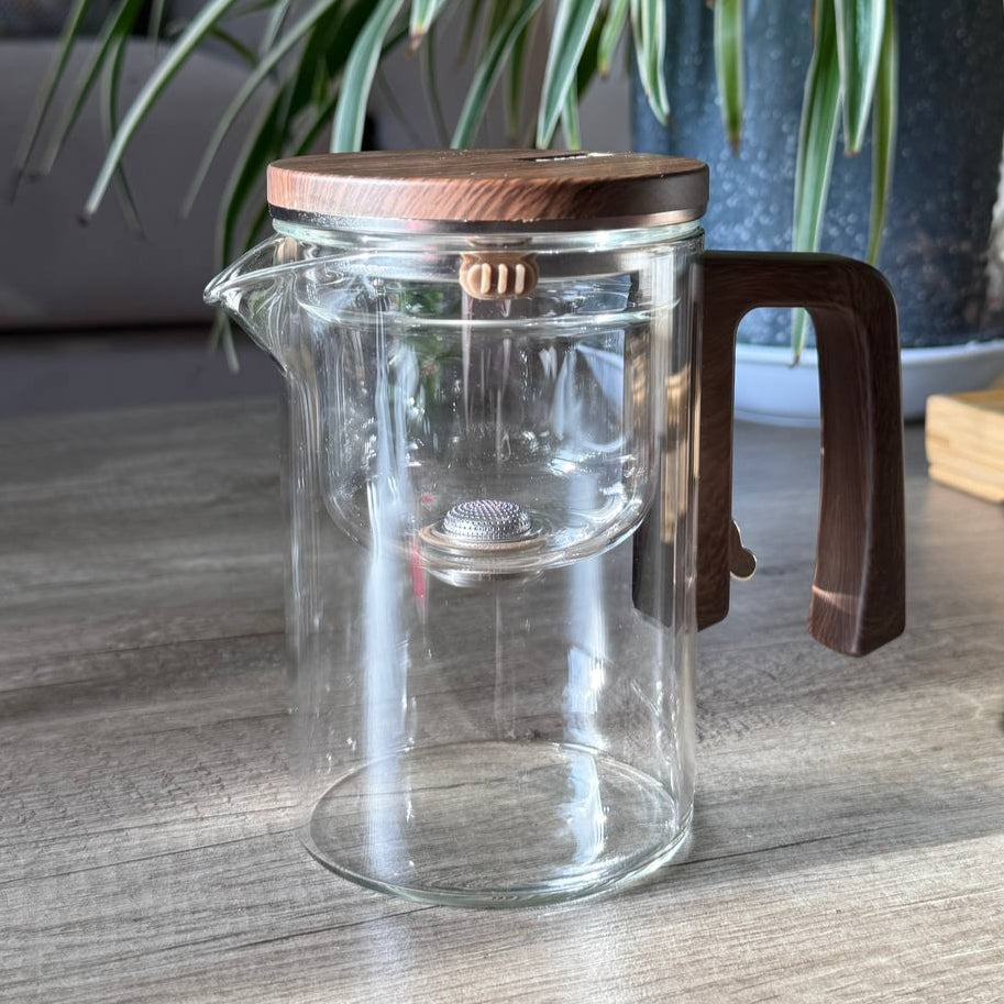 Glass Teapot with Pour Switch, 500 ml