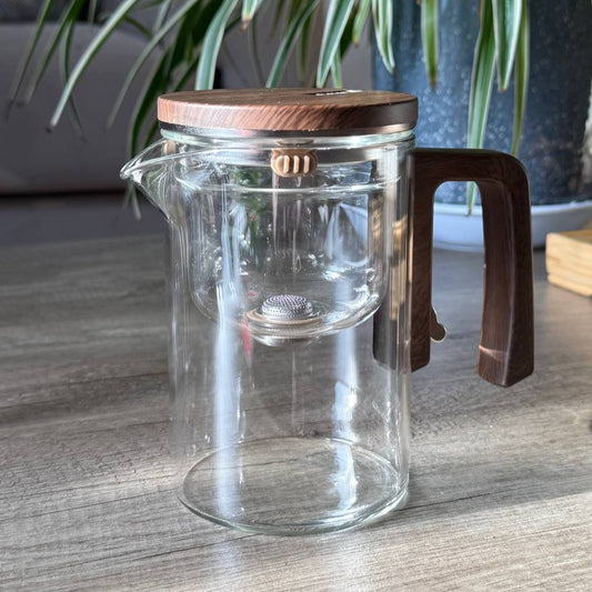 Glass Teapot with Pour Switch, 500 ml