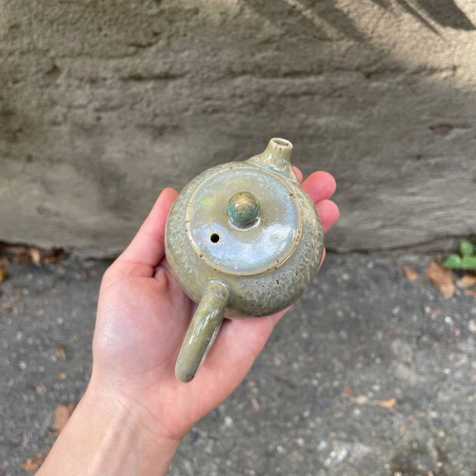 Small Greenish Teapot, 100 ml
