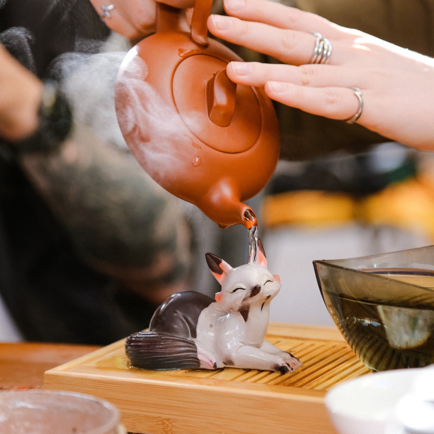 Tea Pet Color-Changing Fox