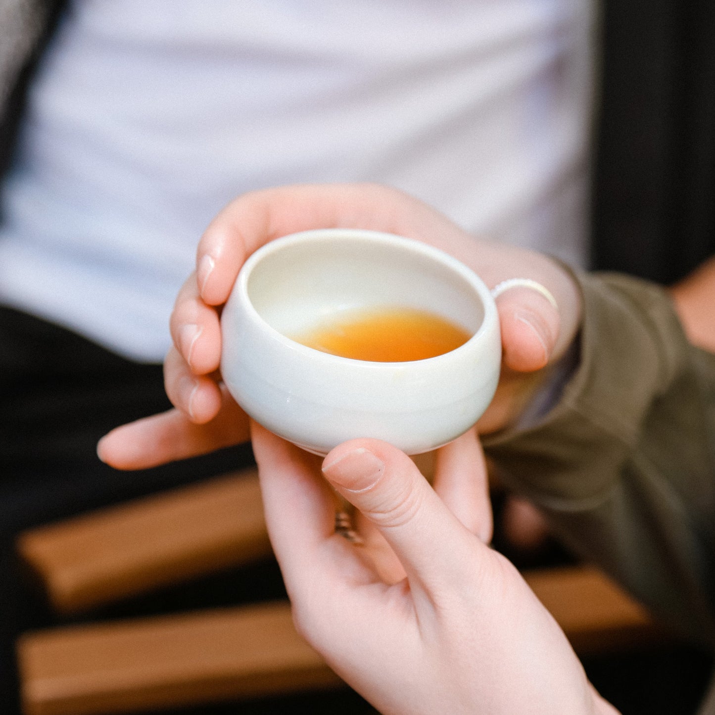 Sky Blue Porcelain Bowl, 100 ml