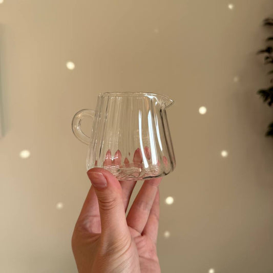 Glass Fairness Cup (Chahai) ribbed small, ~150 ml